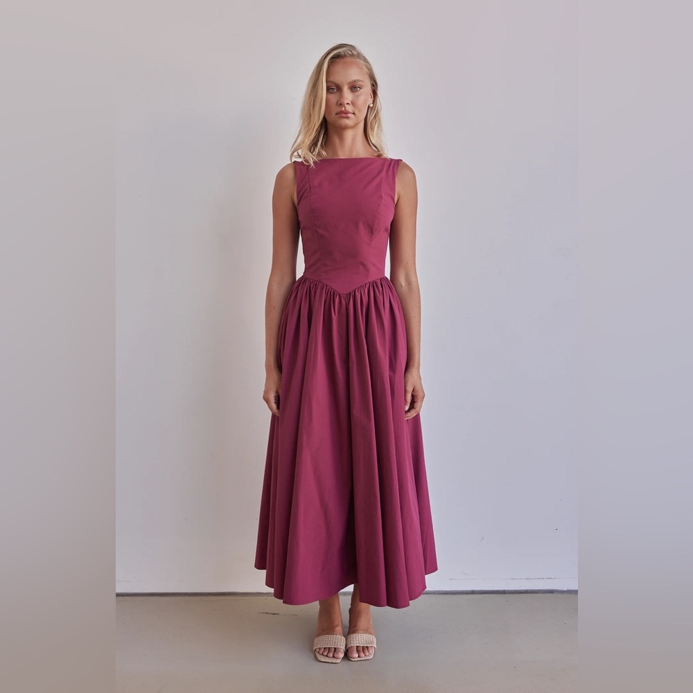 Saints & Secrets Devin Maxi Dress - Wine